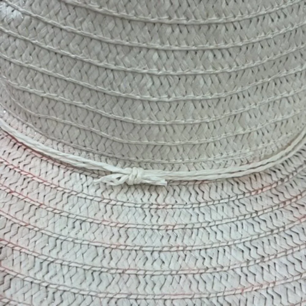 Womens Floppy Sun Hat Wide Brim White Pastel Colors Beach Vacation‎ Pool Travel